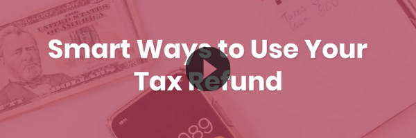 [Sunset Finance] April Newsletter Email Header - Smart ways to use tax refund